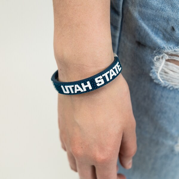 Utah State U-State Pebble Bracelet Navy